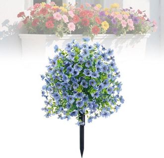 OEM Plantas Artificiales Para Exteriores, Flores Artificiales De 60 Cm Con Varilla De Soporte, Plantas De Exterior Resistentes A La Intemperie