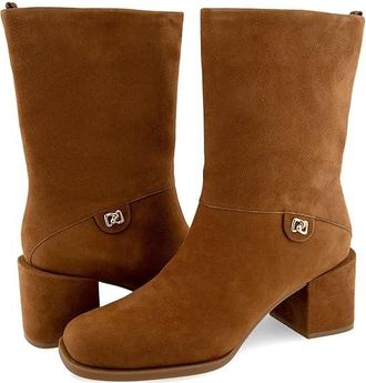 Aerosoles Oro Womens Boots Tobacco Suede : 7.5 B - Medium, Leather/Rubber/Suede