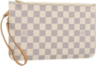 Louis Vuitton Pre-owned Clutches, female, Beige, Size: ONE SIZE Pre-owned Canvas Clutch