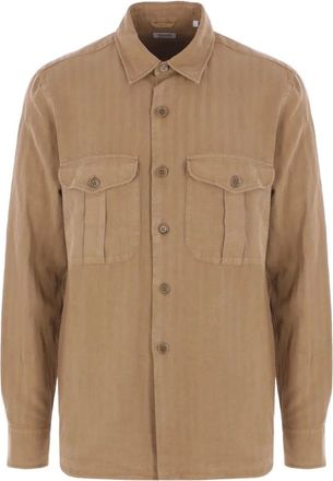 Aspesi Heren, Overhemden, Bruin, Maat: XL