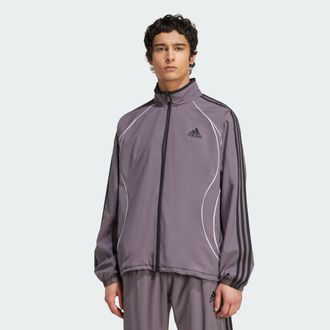 adidas Originals ADIDAS Originals Mens Teamgeist Adicolor Track Top - Purple - Size X-Large