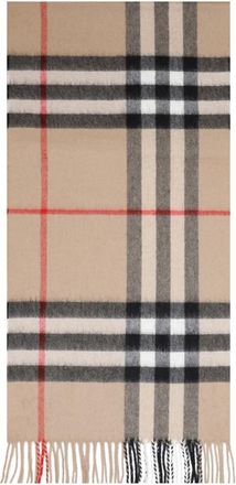 Burberry Archive Scarf - Heren - Wintersjaals - Beige - ONE Size - Kasjmier - Accessoires