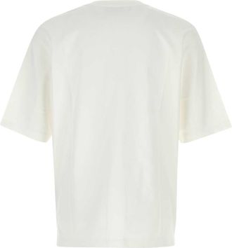 Dsquared2 Mens Logo-Printed Cotton T-Shirt White