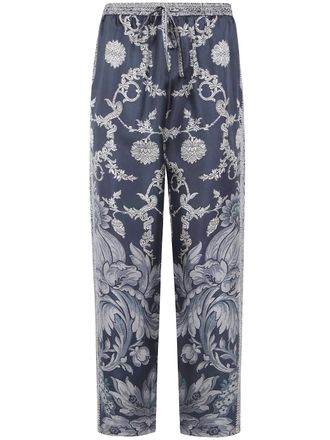 Pierre-Louis Mascia Pants Floral Design Aloes