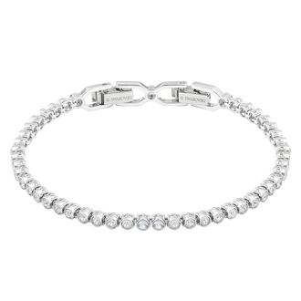 Swarovski Emily Womens Base Metal Bracelet - Silver 1808960 - One Size