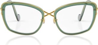 Anna-Karin Karlsson La Croix Jade Opt Brillen - Dames - Brillen - Groen - 54 MM - Accessoires
