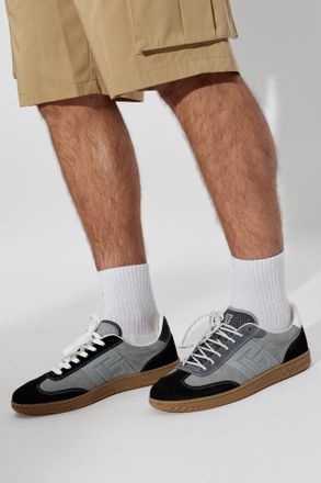 Balmain Swan Sports Shoes, Mens, Grey