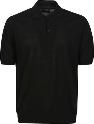 Ballantyne Polo Shirts - Heren - Polos - Zwart - XL - Katoen - Tops