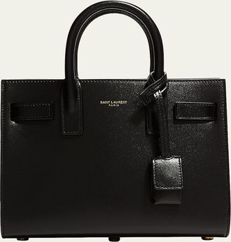 Saint Laurent Sac De Jour Nano Top-Handle Bag in Smooth Leather