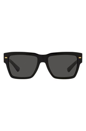 Dolce & Gabbana 55mm Square Sunglasses in Black at Nordstrom