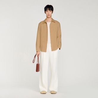 Sandro Long-sleeved jersey shirt