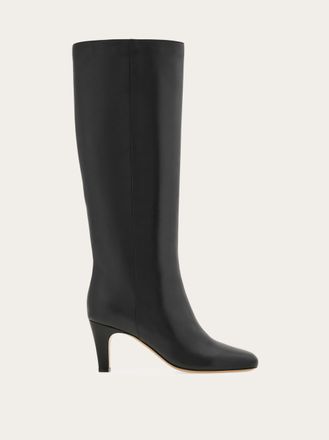 Ferragamo Donna Stivale con tacco Nero Taglia 36.5