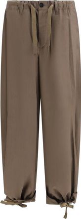 sacai Brown Cotton Casual Mens Pants