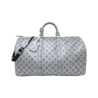 Louis Vuitton Monogram Silver Coated Canvas Boston Bag (Pre-Owned)