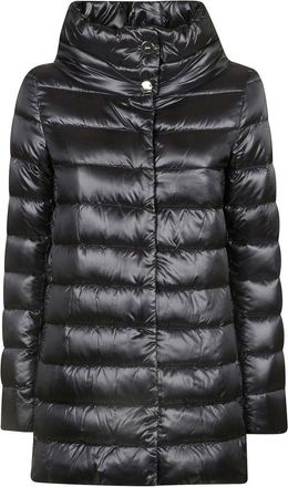 Herno Quilted Padded Jacket With High Collar