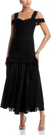 SIMKHAI Callaway Knit Maxi Dress In Black