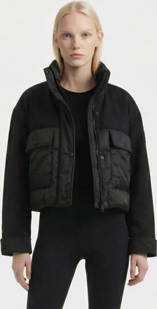 Rudsak Rome Mixed Media Down Jacket in Black at Nordstrom, Size X-Small