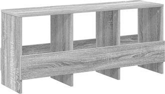 vidaXL Estante De Revistas Gris Sonoma 102 X 30 X 45 Cm Vidaxl