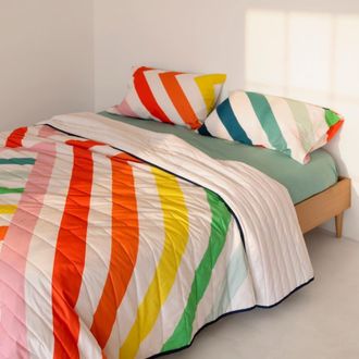 Happy Friday Colcha 100% Algod&oacute;n Multicolor 240x260 cm (Cama 135/140/150)