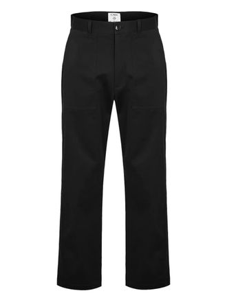 Casablanca patch-pocket trousers - men - Fabric - 50 - Black
