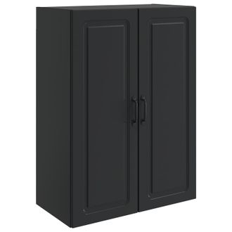 vidaXL Armario De Pared Negro 66 X 34,5 X 90 Cm Madera De Ingenier&iacute;a Vidaxl