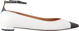 Aquazzura Pinot Ballet Flat - Dames - Ballerinas - Wit - 36 EU - Leer - Schoenen