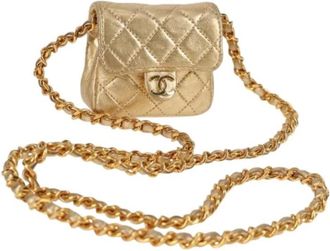 Chanel Pre-owned Cross Body Bags, female, Yellow, Size: ONE SIZE Pre-owned Shoulder Bag