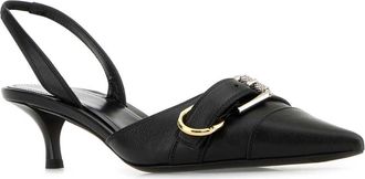 Givenchy Womens Voyou Slingback Heel Black Bovine Leather