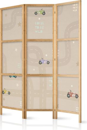 Artgeist Biombo Artgeist Beige 135x172 Cm Plegable De Madera