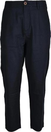 Hamaki-Ho Linen-Cotton Trousers With Classic Cut And Breathable Comfort