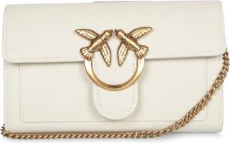 Pinko Pinko, Dames, Tassen, Wit, Maat: ONE Size Leer