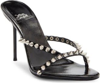 Jeffrey Campbell Gabbriette Sandal in Black Patent Silver at Nordstrom, Size 7.5