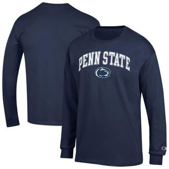 Champion Mens Champion Navy Penn State Nittany Lions Arch Over Logo Long Sleeve T-Shirt at Nordstrom, Size Small
