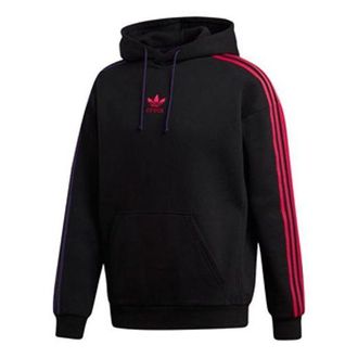 adidas Mens adidas originals 3 Stripe Hoody Black EC3674
