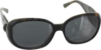 Chanel Pre-owned Accessories, female, Gray, Size: ONE SIZE Pre-owned Plastic Sunglasses