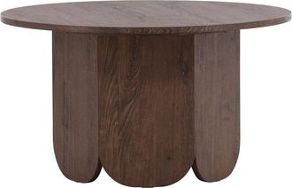 VE DESIGN Runder Design Couchtisch Tekla &oslash; 80 cm, Mocca
