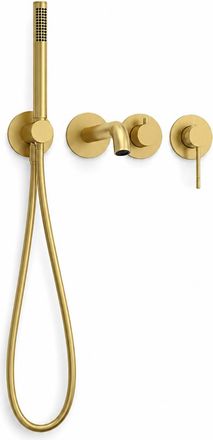 OEM Conjunto De Ba&ntilde;era Y Ducha Empotradas Aquaelegance Color Oro