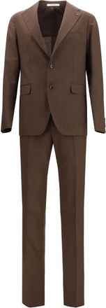 Tagliatore Completo monopetto - - Suits - Uomo - Marrone - L