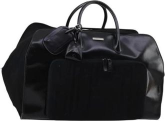 Gucci Pre-owned Weekend Bags, female, Black, Size: ONE SIZE Pre-owned Nylon Weekend Bag