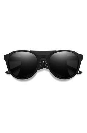 Smith Venture 53mm Sunglasses in Matte Black/chromapop Glass Polarized Black at Nordstrom