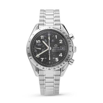 Omega Pre-owned Omega Speedmaster Chronograph Automatic Black Dial Mens Watch 3513.52