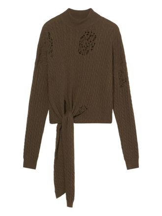 Blumarine Skirts Bark Green