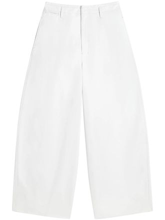 Christophe Lemaire Wide-Leg Chino Trousers with High Waist