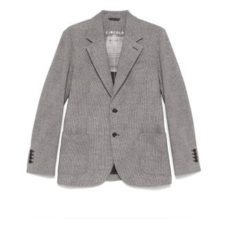 Circolo 1901 Fleece Blazer - male - Circolo 1901 - Blazers - Gray - M - Jackets