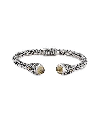 Samuel B. Silver & 18K 4.00 Ct. Tw. Citrine Bracelet