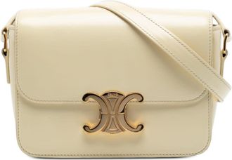 Celine Pre-owned Celine Classique Shiny Calfskin Triomphe Crossbody Ladies QWGM5ZFF7FATRSRC