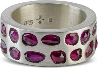Parts Of Four Anello Sistema in argento sterling con rubino