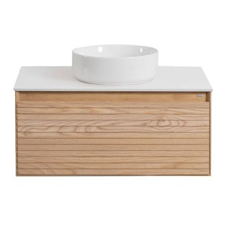 Sklum Sklum - Conjunto De Mueble De Ba&ntilde;o En Madera De Fresno Tedrik