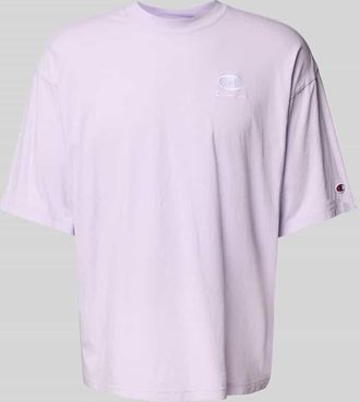 Champion Relaxed Fit T-Shirt mit Label-Stitching in Flieder, Größe XXL
