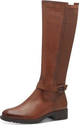 Tamaris Hoge laars - Dames - Schoenen - Bruin - Maat: 37 EU Leer